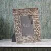 Antique Croc Effect Metal Photo Frame -DUNELM Furniture Shop 30912212