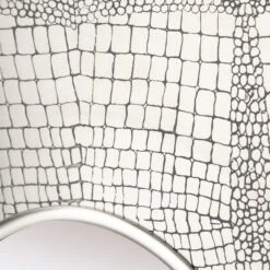 Antique Croc Effect Round Wall Mirror -DUNELM Furniture Shop 30912242 alt02
