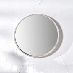 Wood Round Mirror -DUNELM Furniture Shop 30912243