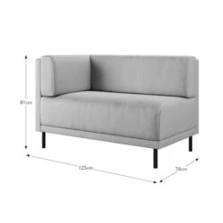 Mae Corner Dining Bench, Vintage Velvet -DUNELM Furniture Shop 30912502 alt09