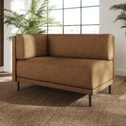 Mae Corner Dining Bench, Faux Leather -DUNELM Furniture Shop 30912503 alt01