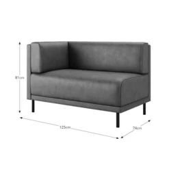 Mae Corner Dining Bench, Faux Leather -DUNELM Furniture Shop 30912504 alt09