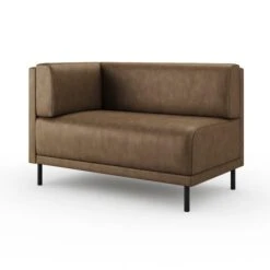 Mae Corner Dining Bench, Faux Leather -DUNELM Furniture Shop 30912505 alt05