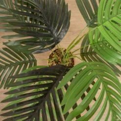 Artificial Palm Tree In Bamboo Plant Pot -DUNELM Furniture Shop 30913553 alt02