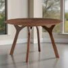 Huxley 4 Seater Round Dining Table, Walnut -DUNELM Furniture Shop 30915550