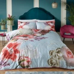 Laurence Llewelyn-Bowen Mayfair Lady 100% Cotton Duvet Cover And Pillowcase Set -DUNELM Furniture Shop 30916084