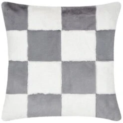 Heya Home Cozee Check Square Cushion -DUNELM Furniture Shop 30918609 alt01