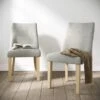 Cara Set Of 2 Dining Chairs, Luna Fabric -DUNELM Furniture Shop 30918913