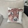 Christine Varley Jersey Cow Square Cushion -DUNELM Furniture Shop 30919011