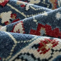 Farida Premium Hand-Knotted Floral Wool Rug -DUNELM Furniture Shop 30919920 alt01