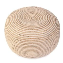 Kaikoo Jute Stripe Bean Bag Pouffe -DUNELM Furniture Shop 30919955 alt02