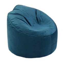 Kaikoo Cool Chill Velvet Bean Bag -DUNELM Furniture Shop 30919976 alt01