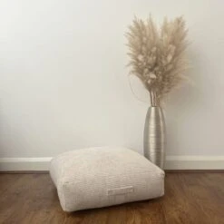 Daro Waffle Square Floor Cushion -DUNELM Furniture Shop 30920088