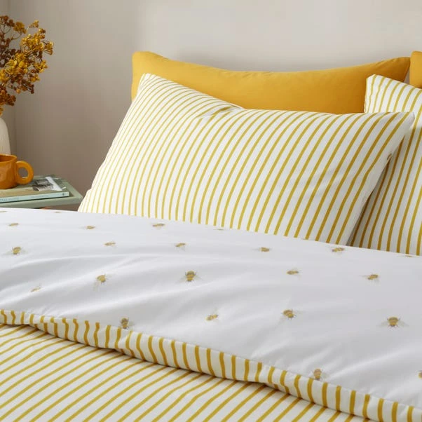 Printed Bee Duvet Cover & Pillowcase Set 18 Printed Bee Duvet Cover & Pillowcase Set - Image 16