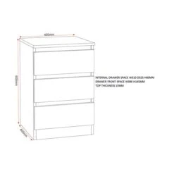 Walker Trio Bedroom Furniture Set -DUNELM Furniture Shop 30921364 alt08