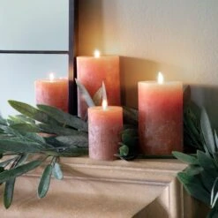 Rustic Pillar Candle -DUNELM Furniture Shop 30921470 alt01
