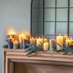 Rustic Pillar Candle -DUNELM Furniture Shop 30921481 alt02