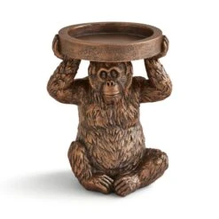 Orangutan Pillar Candle Holder -DUNELM Furniture Shop 30922867 alt02