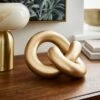 Gold Knot Ornament -DUNELM Furniture Shop 30922888