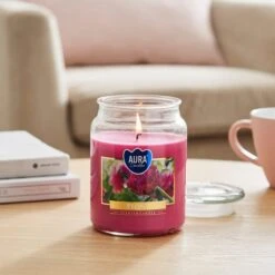 Peony Jar Candle -DUNELM Furniture Shop 30923280