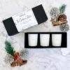 Atelier 38 Christmas Spice, Fireside, & White Christmas Soy Candle Gift Set -DUNELM Furniture Shop 30924076