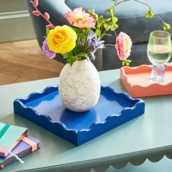 Sophie Robinson Set Of 2 Wavy Edge Trays -DUNELM Furniture Shop 30924495 alt01