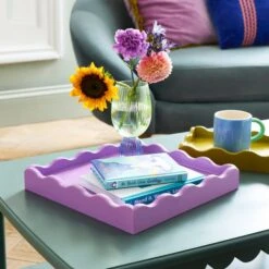 Sophie Robinson Set Of 2 Wavy Edge Trays -DUNELM Furniture Shop 30924496 alt01