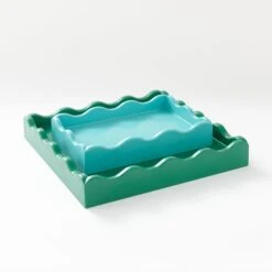 Sophie Robinson Set Of 2 Wavy Edge Trays -DUNELM Furniture Shop 30924497 alt03