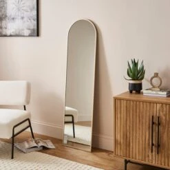 Arched Full Length Leaner Mirror -DUNELM Furniture Shop 30924758