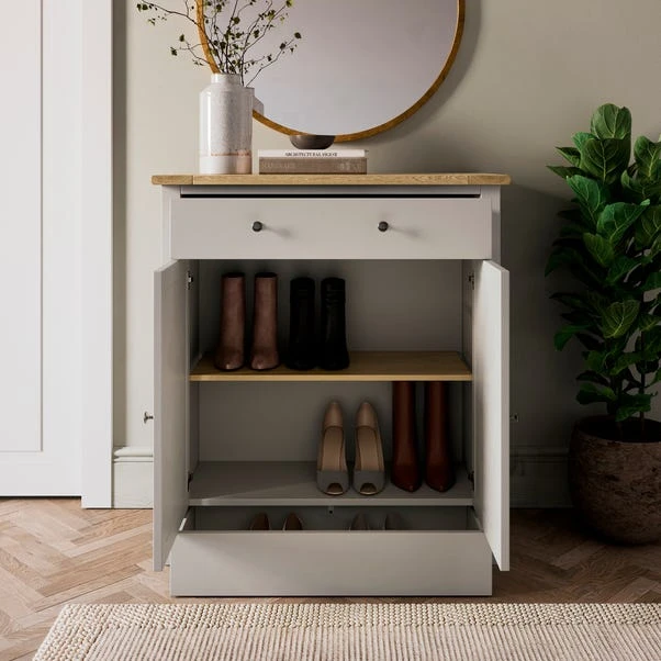 Olney Hallway Shoe Storage Unit, Stone 4 Olney Hallway Shoe Storage Unit, Stone - Image 2