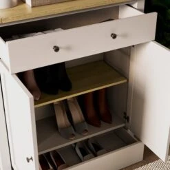 Olney Hallway Shoe Storage Unit, Stone 11 Olney Hallway Shoe Storage Unit, Stone -DUNELM Furniture Shop 30924850 alt02