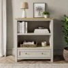 Olney Low Bookcase, Stone -DUNELM Furniture Shop 30924851