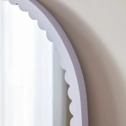Remi Arched Scalloped Full Length Leaner Mirror -DUNELM Furniture Shop 30925177 alt01