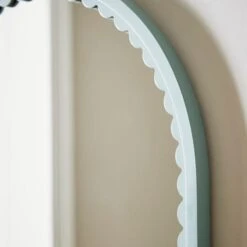 Remi Arched Scalloped Full Length Leaner Mirror -DUNELM Furniture Shop 30925178 alt01