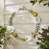 Iron Outdoor Indoor Flower Wreath -DUNELM Furniture Shop 30925710