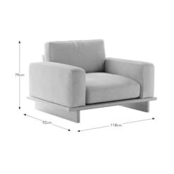 Nook Boucle Texture Snuggle Chair -DUNELM Furniture Shop 30925792 alt09