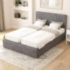 Grant Plush Velvet Adjustable Bed -DUNELM Furniture Shop 30926533