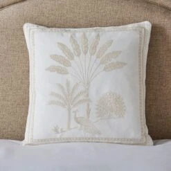 Dorma Luxe Palms Square Cushion -DUNELM Furniture Shop 30927274 alt02
