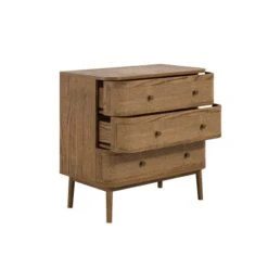 Callie 3 Drawer Chest, Smoked Wood 11 Callie 3 Drawer Chest, Smoked Wood -DUNELM Furniture Shop 30927320 alt03