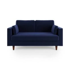 Zoe Plain Velvet 2 Seater Sofa -DUNELM Furniture Shop 30927561 alt07