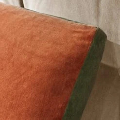 Box Edge Cotton Velvet Cushion -DUNELM Furniture Shop 30927593 alt01