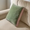Box Edge Cotton Velvet Cushion -DUNELM Furniture Shop 30927606