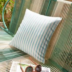 Pack Of 3 Summer Breeze Outdoor Square Cushion Covers -DUNELM Furniture Shop 30927792 alt05