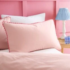 Phoebe Scallop 100% Cotton Duvet Cover And Pillowcase Set -DUNELM Furniture Shop 30928291 alt01