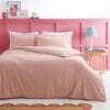 Phoebe Scallop 100% Cotton Duvet Cover And Pillowcase Set