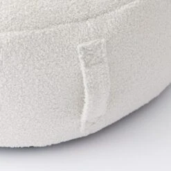 XL Adella Sherpa Ivory Footstool -DUNELM Furniture Shop 30929124 alt02