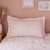 Freya Stem Floral 144 Thread Blush Count Cotton Oxford Pillowcase -DUNELM Furniture Shop 30929256