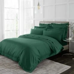 Hotel 230 Thread Count 100% Cotton Sateen Fitted Sheet -DUNELM Furniture Shop 30929463 alt01