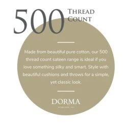 Dorma Luxurious & Silky 500 Thread Count Cotton Sateen Valance Sheet -DUNELM Furniture Shop 30929622 alt08