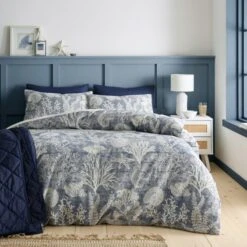 Coral Coast 100% Cotton Duvet Cover And Pillowcase Set -DUNELM Furniture Shop 30929844 alt07